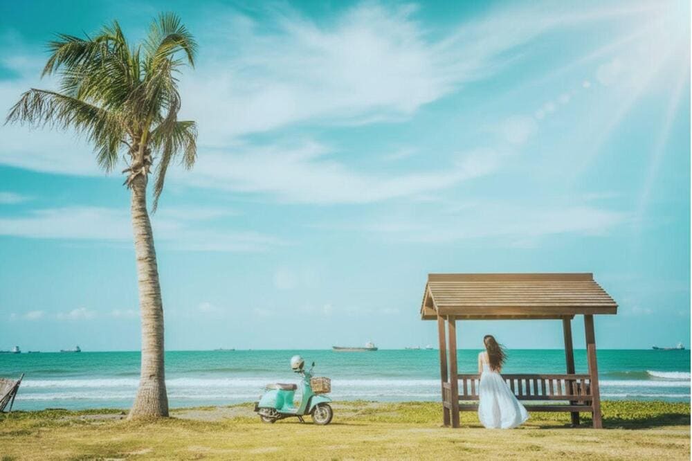 Đảo Cijin được mệnh danh là thiên đường nhiệt đới của Đài Loan